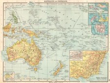 "Landkarte. Australien und