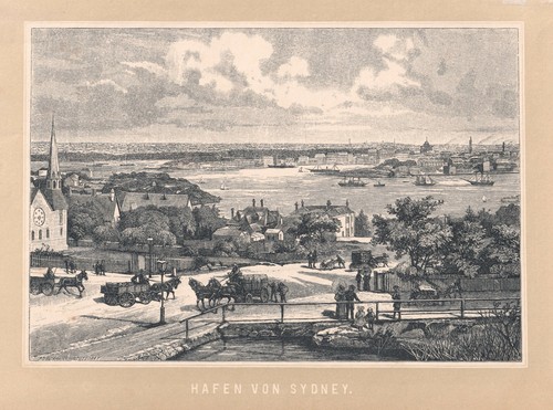 Sydney hafenansicht - sydney.,