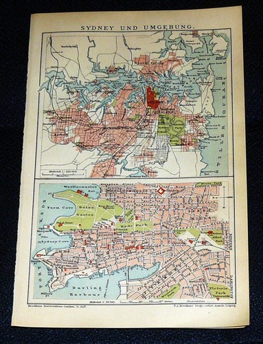Sydney stadtplan - sydney,