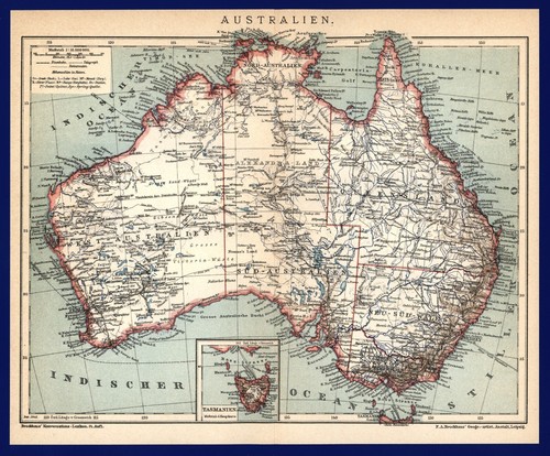 Landkarte anno 1905 - ,
