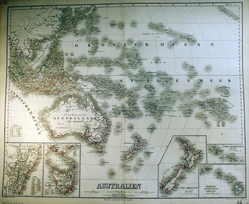 Australien mit neu seeland - neu,