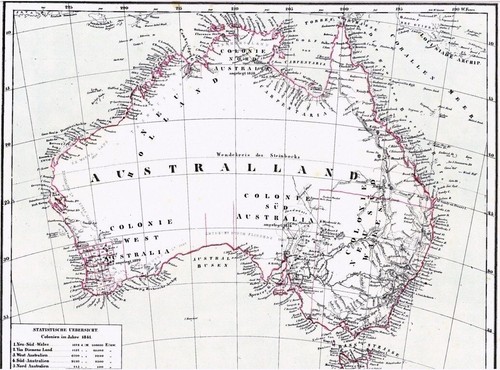 Landkarte australien van - landkarte,