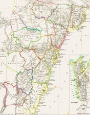 ORIGINAL alte Landkarte