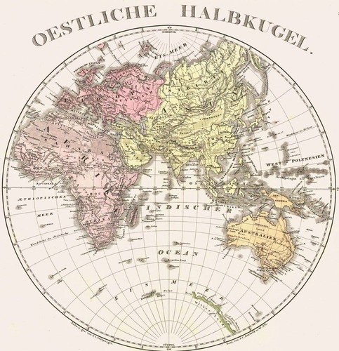 Landkarte östliche halbkugel - landkarte,
