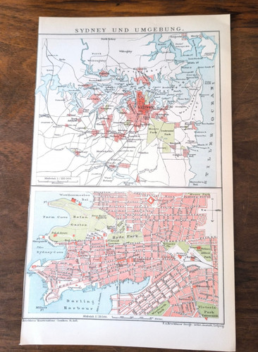 Original histor stadtplan - original!,