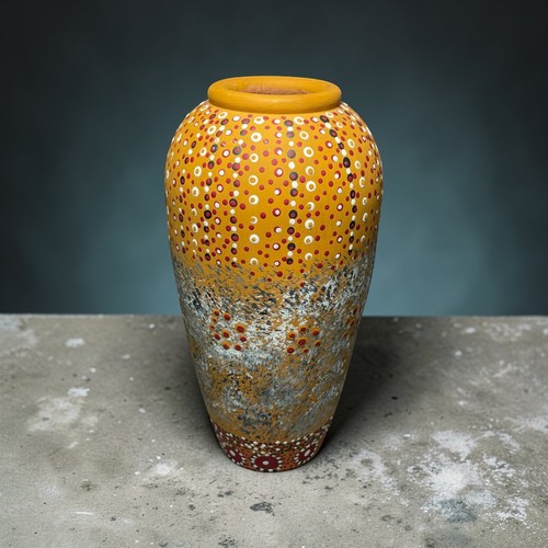 Vase dot painting - vase,