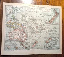 Original histor.Landkarte 1893