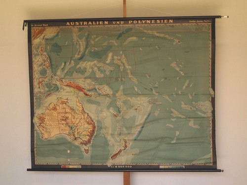 Schulwandkarte australien - schulwandkarte,